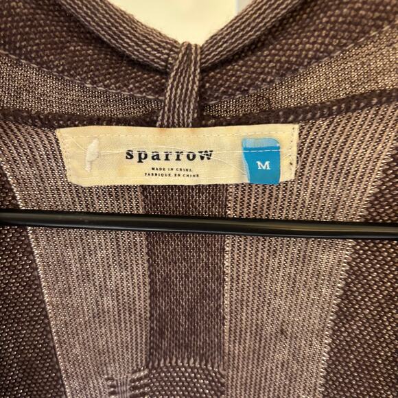 Anthropologie Sparrow EUC Women's Brown One Button Cardigan Sweater Size M - Picture 2 of 5